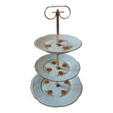 Paris porcelain 3-tier tray