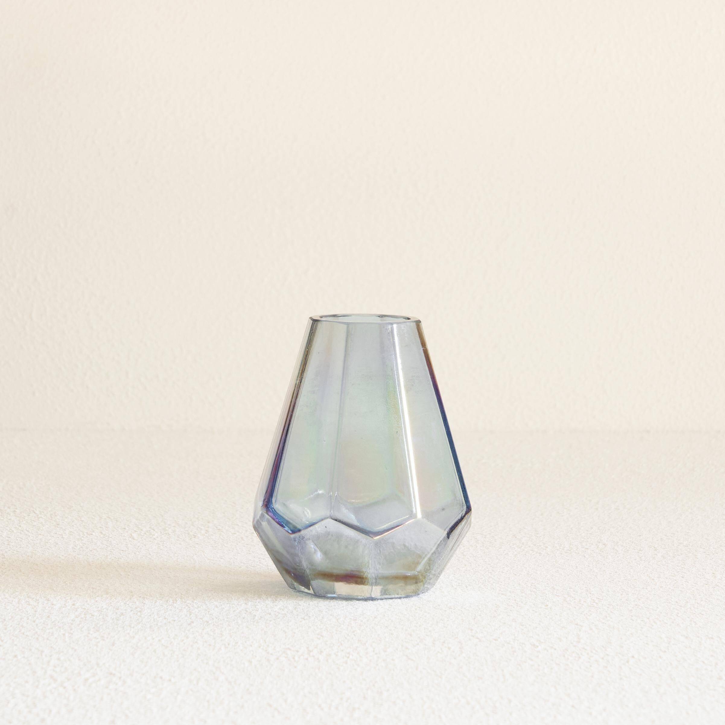 Iridescent Art Deco glass vase from the 1930s
