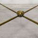 Golden brass coffee tables