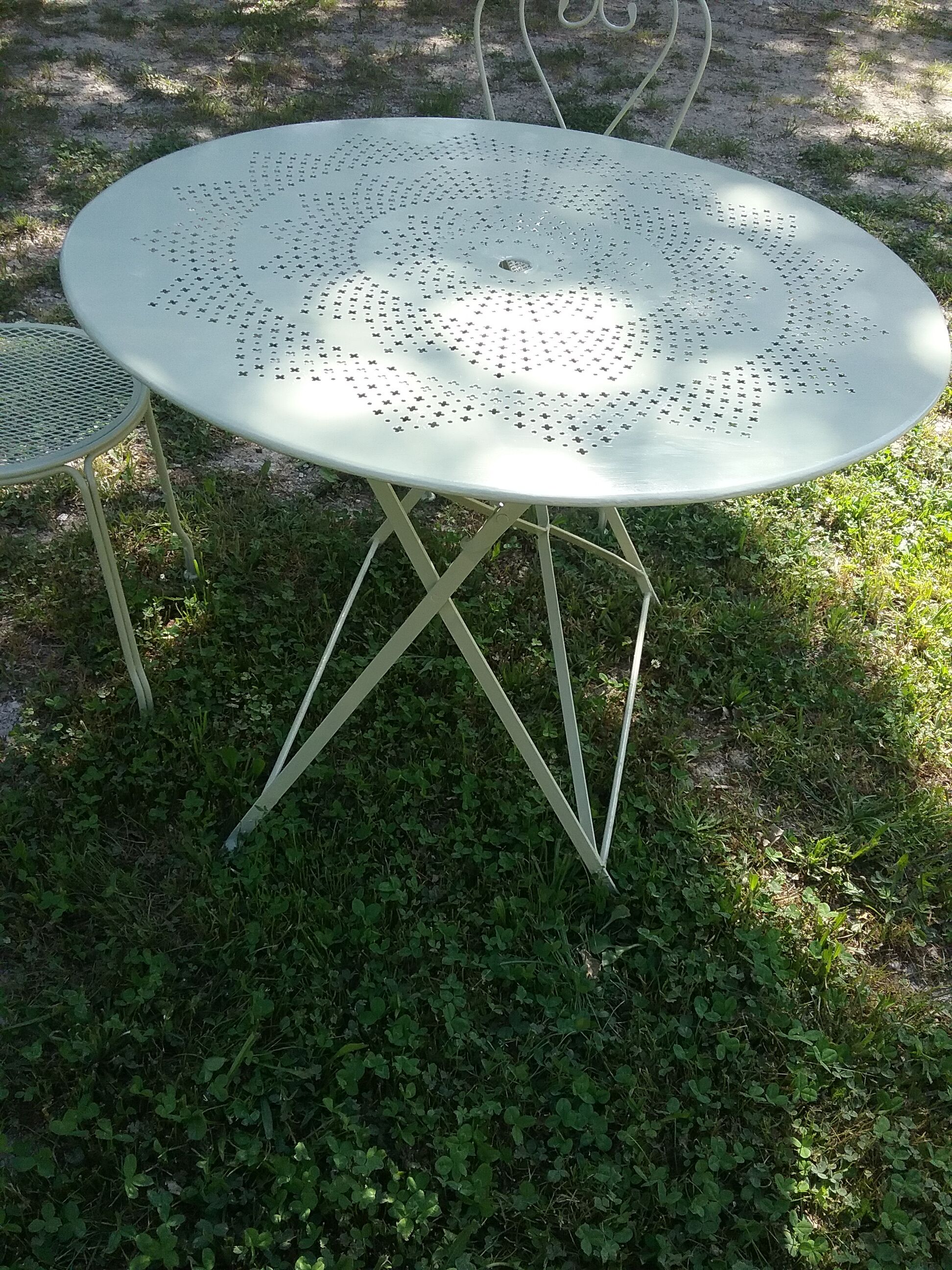 Wrought iron garden room