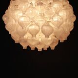 Glass chandelier Tulipan by Kalmar, Austria, 1960s