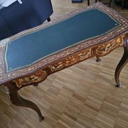 Handmade Baroque-style desk with 3 drawers - St. Petersburg office furniture