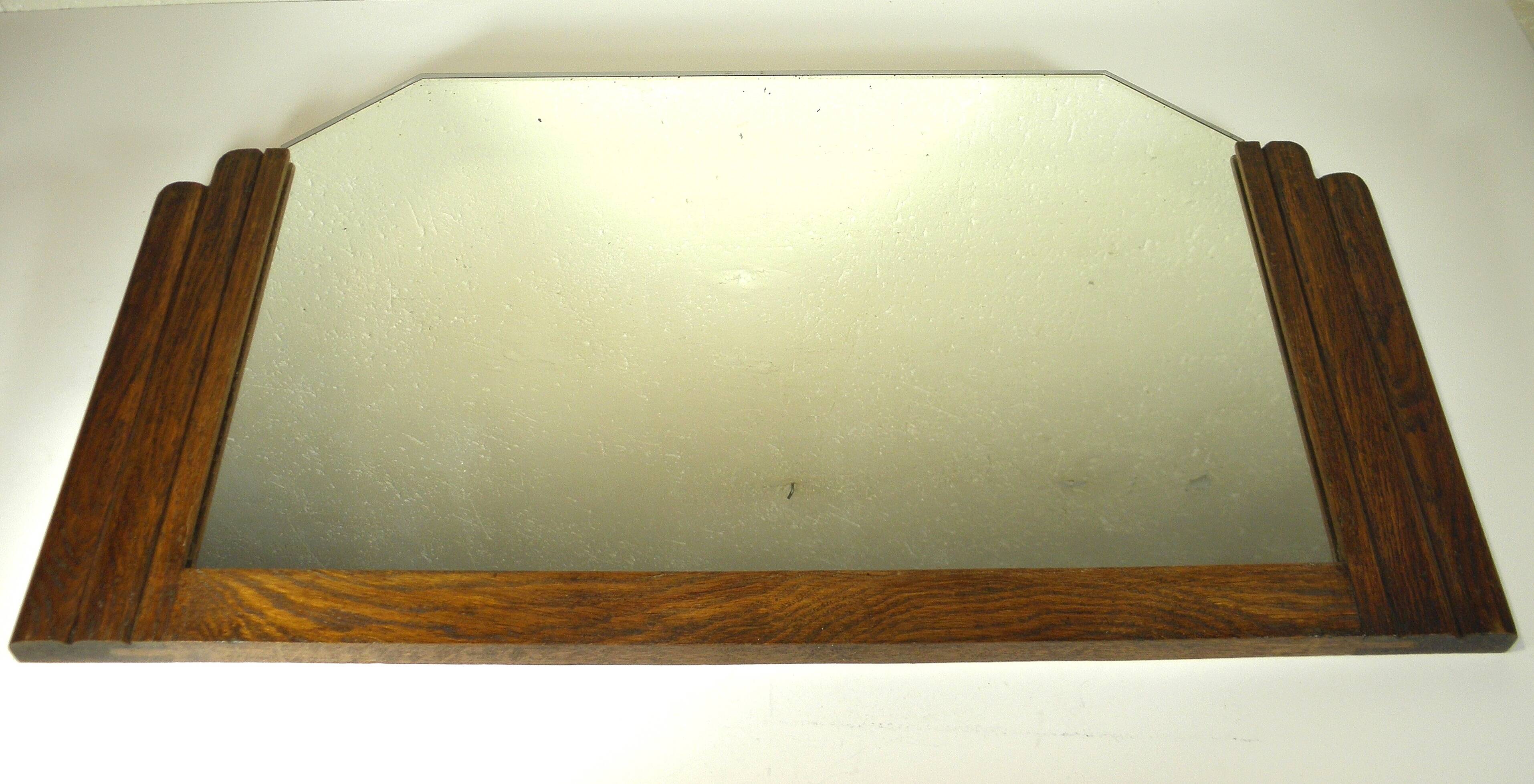 Art Deco wall mirror 74 x 39 cm