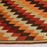 177x291Cm Geometric Style Kilim Rug, Turkish Kilim Rug, 177x291Cm