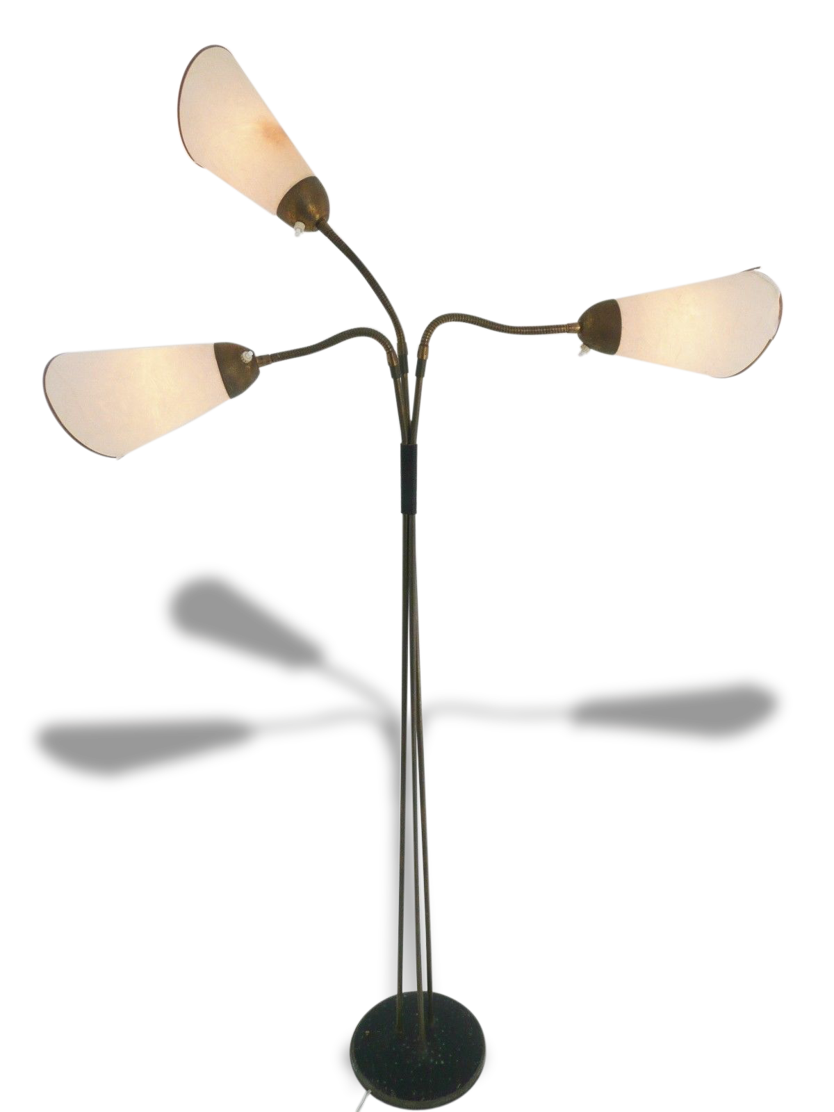 Typical lamp 1950-3 arm flexible 50s design vintage 50's