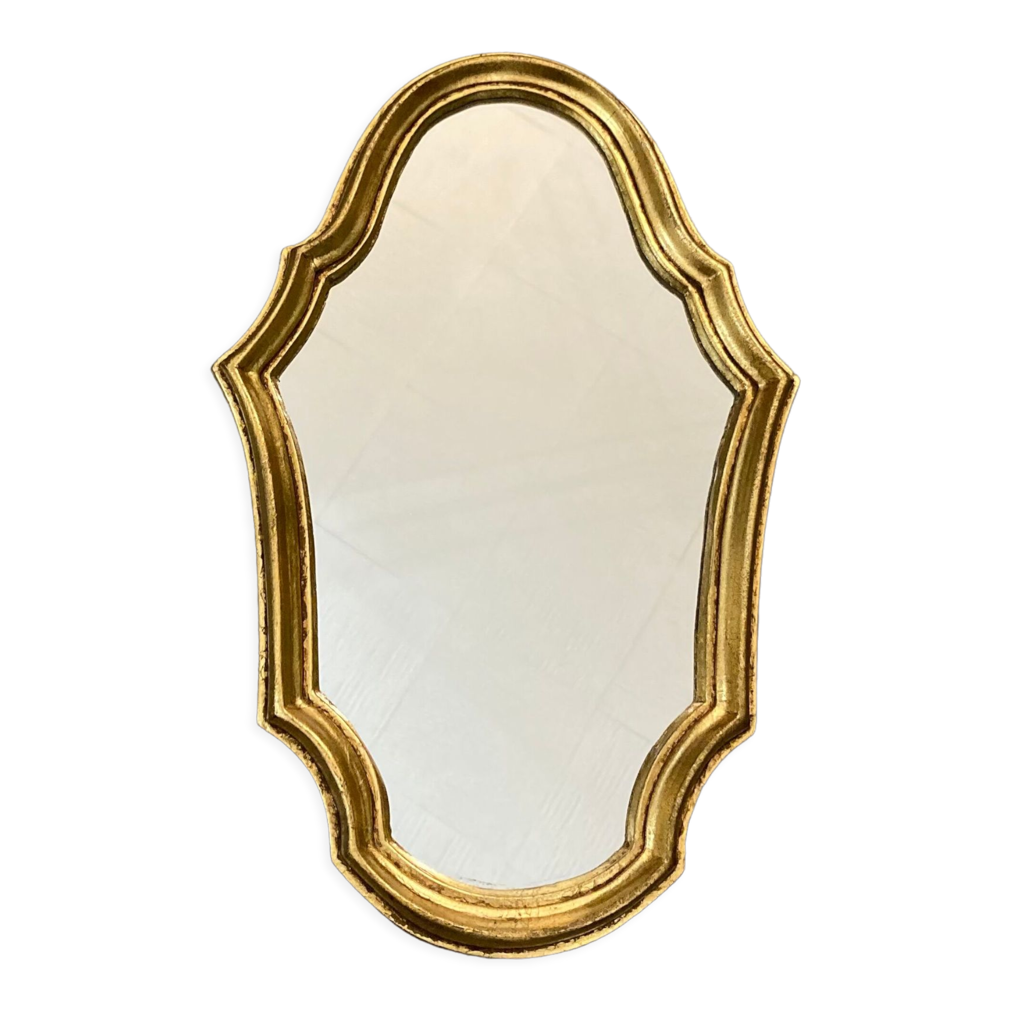 Miroir doré h32,5cm