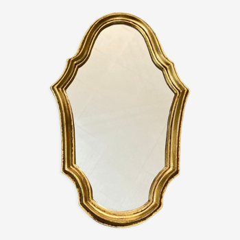 Miroir doré h32,5cm