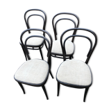 Série de 4 chaises bistro