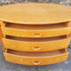 Commode bois, bambou et rotin, Cerda, vintage, années 80