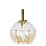Murano ball suspension light by Doria, Germany, 1970s