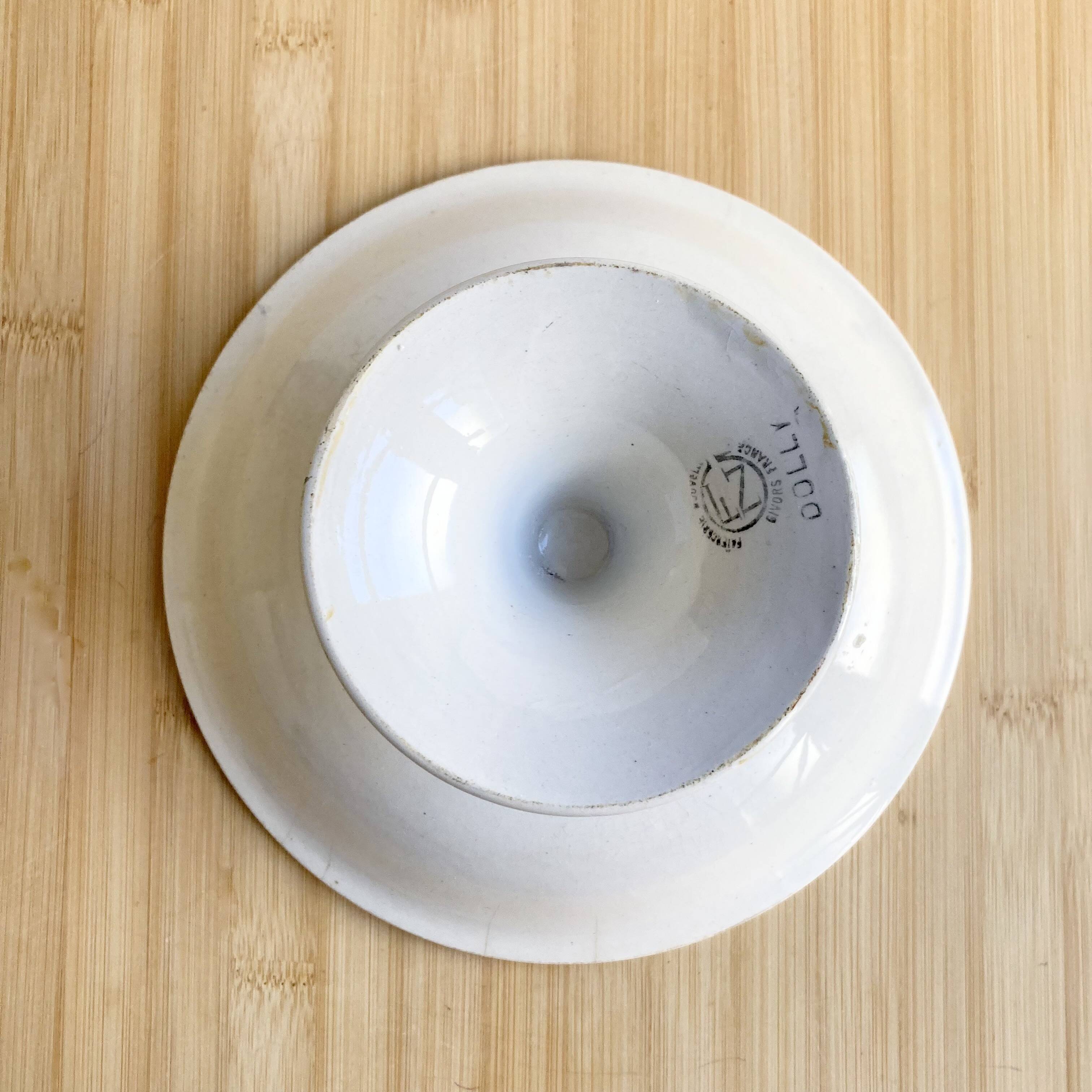 Fruit bowl / iron earth / Art Deco / Givors