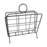 Vintage metal magazine rack