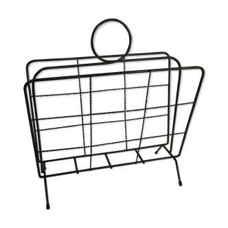Porte-revue en metal vintage