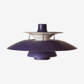 Hanging Louis Poulsen PH5 Pendant Purple