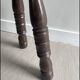 Wooden tripod stool