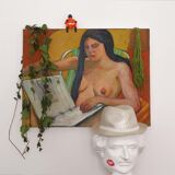 Female nude oil on canvas