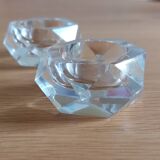 Paire de salières en cristal de Baccarat