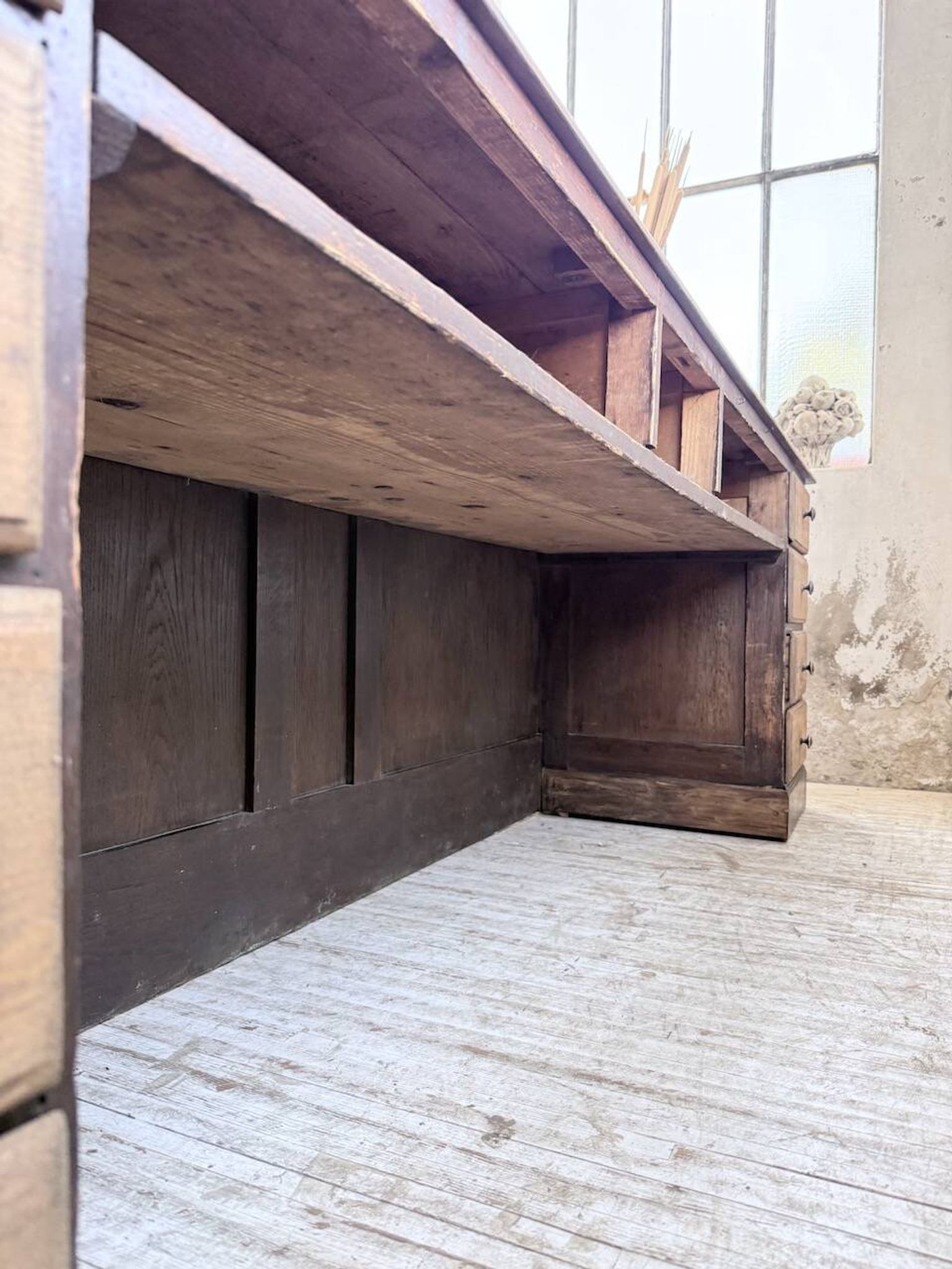 Oak workbench 250 cm XL 1950