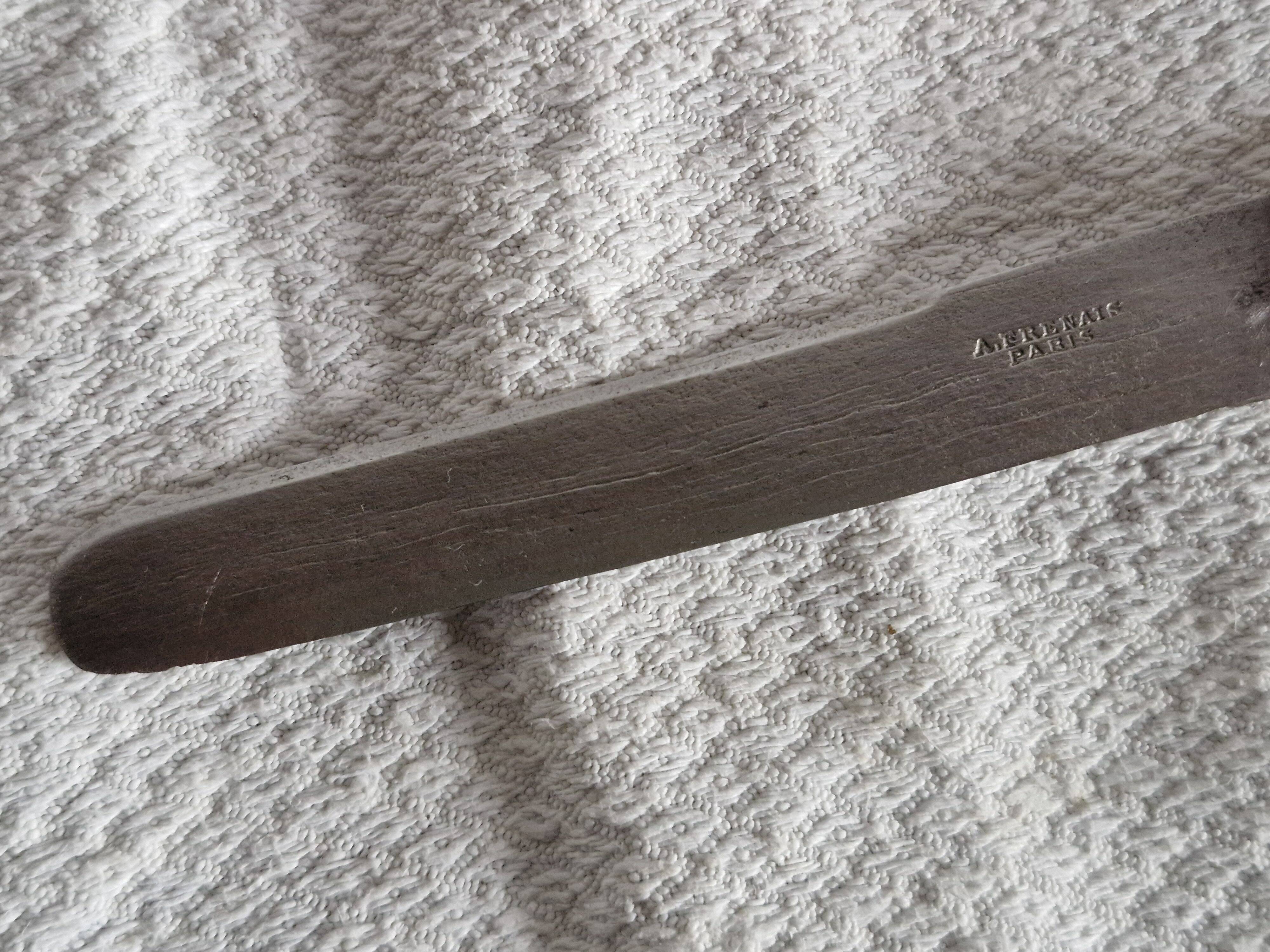 12 antique knives - Silversmith A Frenais Paris - 6 large & 6 small