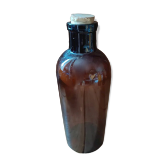Bottle jar apothecary amber glass dp 112228