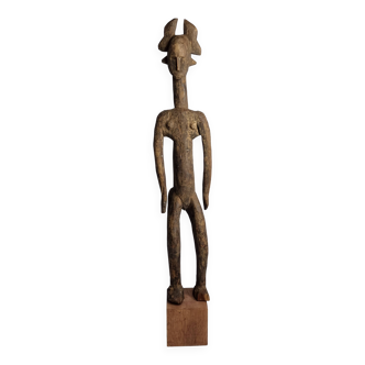 Dogon wooden statue, African tribal art, 67 cm