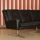Mid-century danish leather sofa from Skjold Sørensen, 1960s
