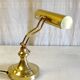 Lampe "piano" articulée en métal doré - mid. XXème