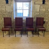 4 wooden chairs