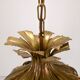 Brutalist brass pendant lamp Svend Aage Holm Sørensen 1960