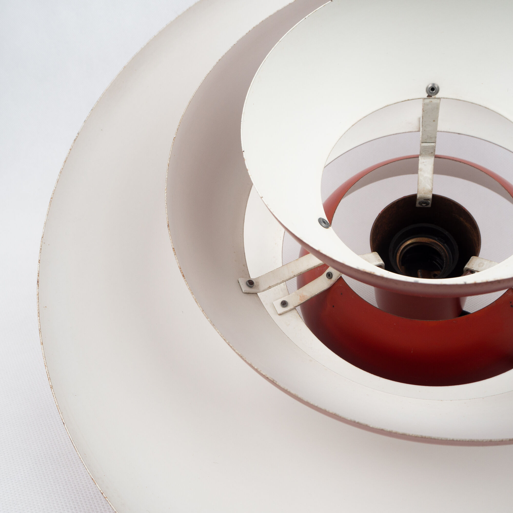 Danish mid century pendant lamp Penta by Jo Hammerborg, Fog og Mørup, Denmark, 1965
