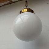 Opaline hanging lamp