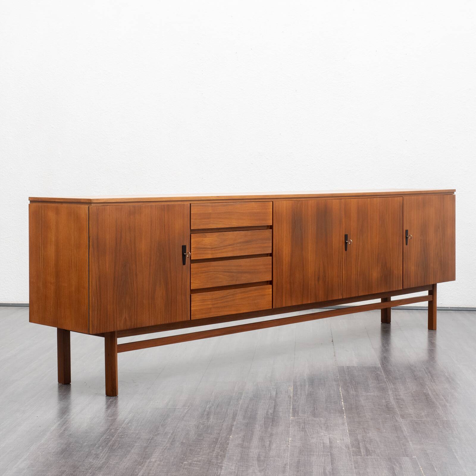 60s sideboard, walnut, restored, 250cm