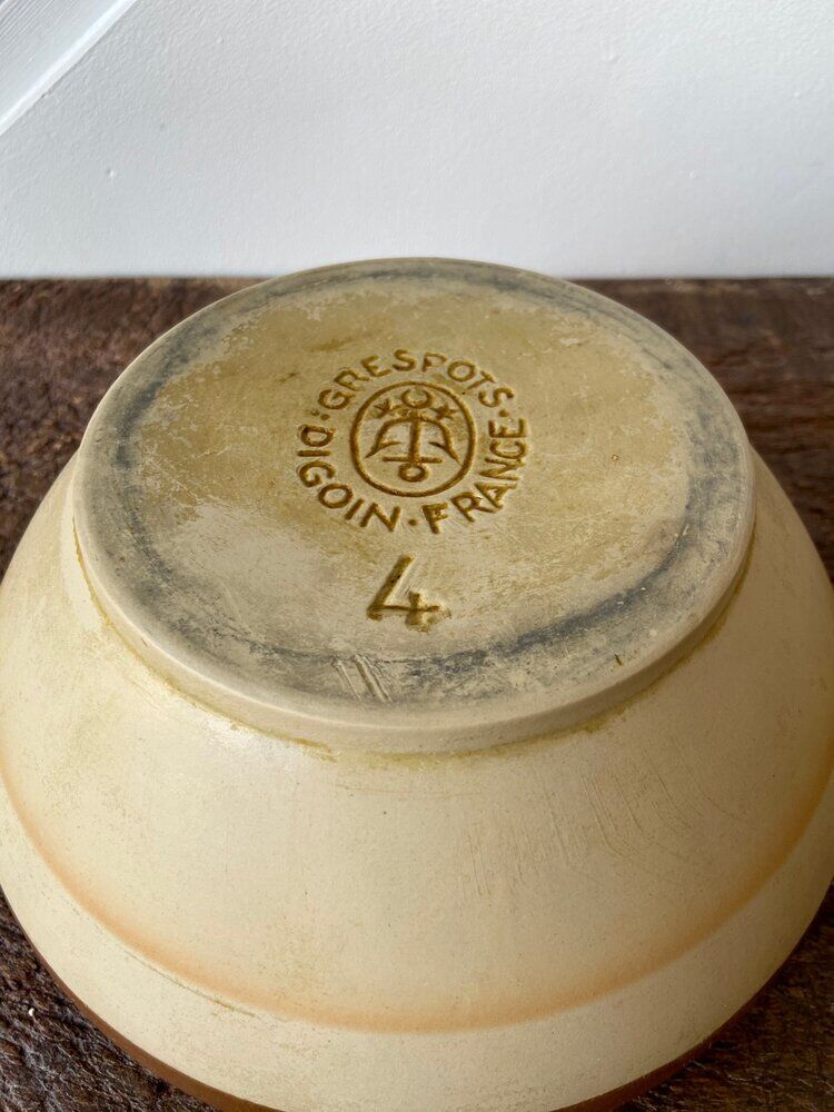 Digouin saladier in enamelled sandstone