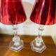 Baccarat Candle Holder Pair