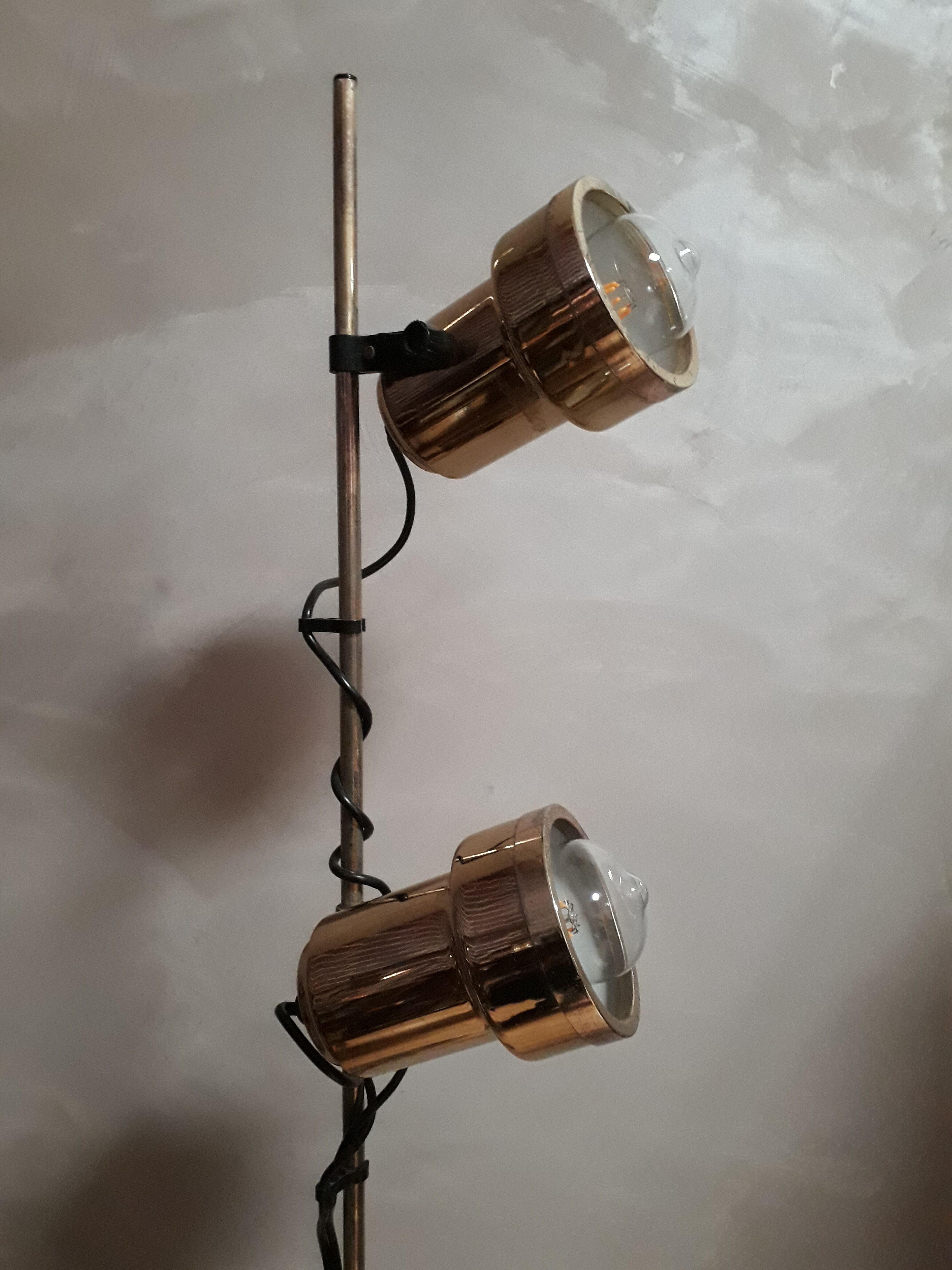 Golden floor lamp 1975