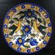 Dish floral decoration and birds