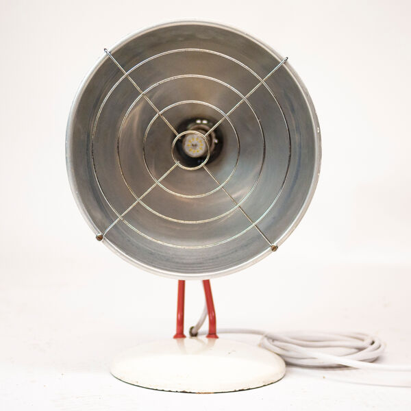 Lampe De Bureau Industrielle / Lampe Chauffante Convertie Par Pifco, Années 1960