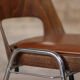 Jomain Baumann chairs, cognac leather seat, circa 1960