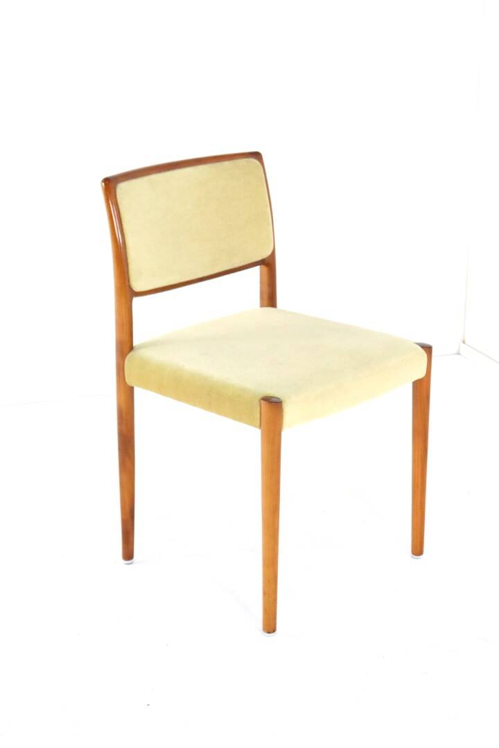 Set of 4 Niels O Möller model 80 chairs vintage danish design