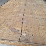 Antique rustic bistro farm table 1900 one drawer - 1m23