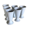 Lot of 6 porcelain mazagrans