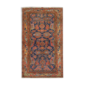 Tapis antique de Mahal persan, tribal oriental de laine- 121x196cm