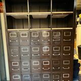Iron workshop furniture with drawers