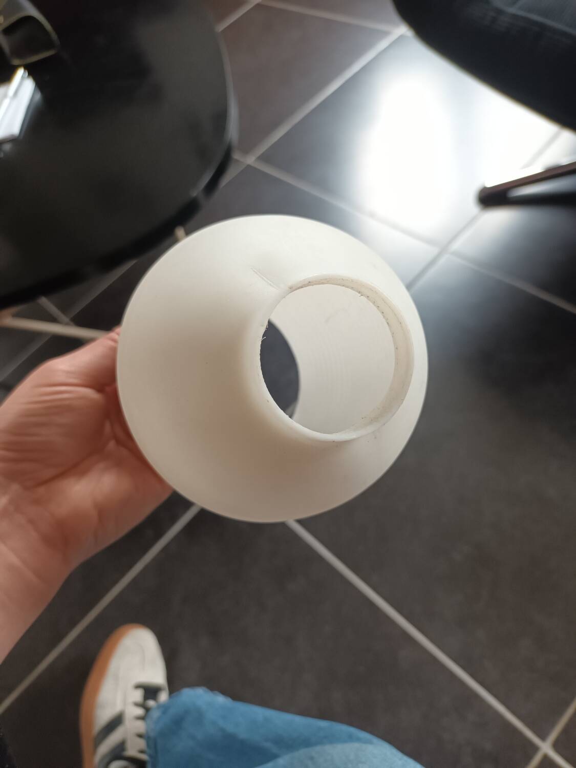 Abat jour plastique vintage