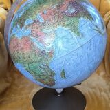 Antique Terrestrial Globe - Year 1960 (Scan Globe A/S)