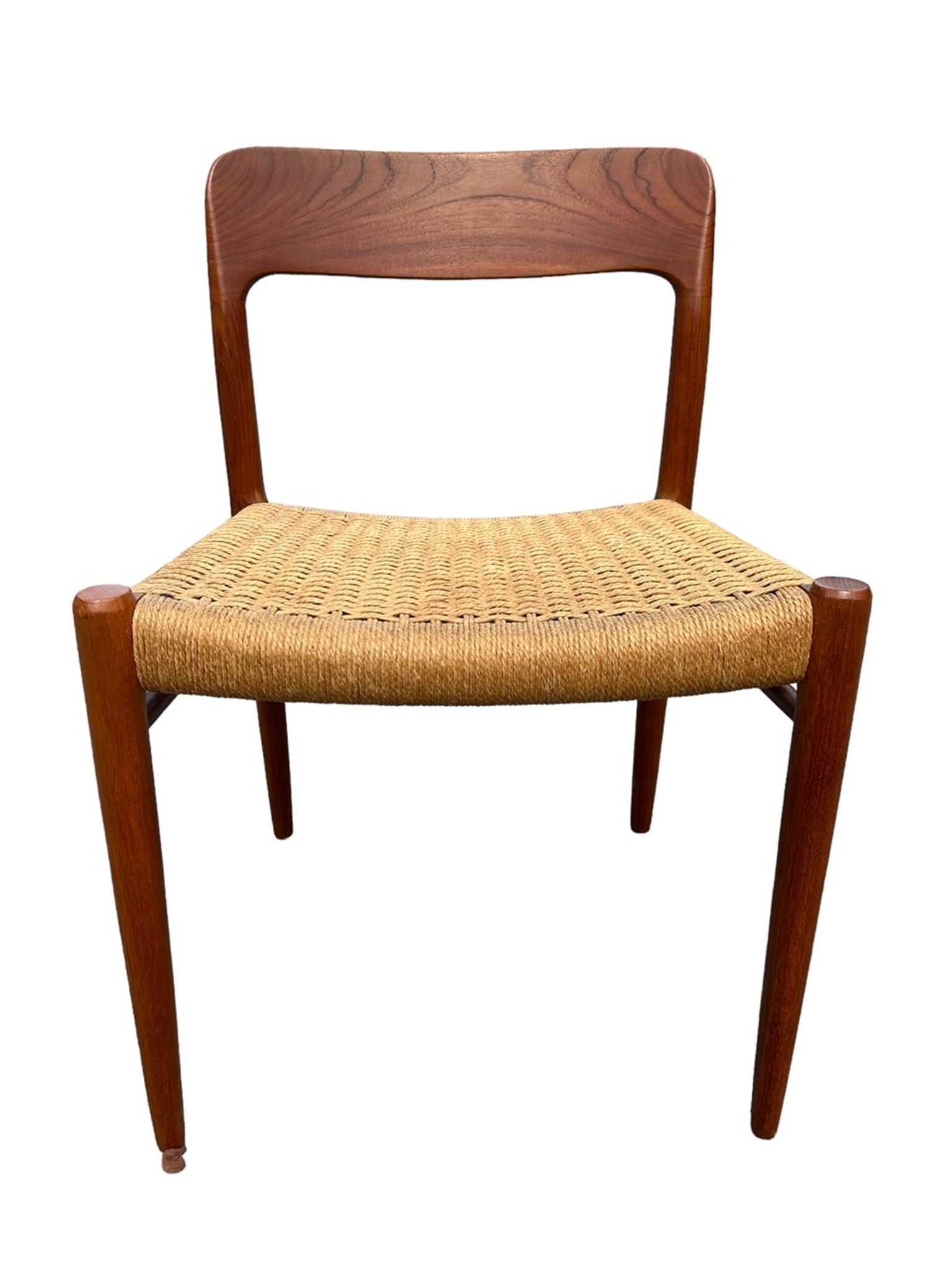 6 Niels Otto Moller chairs model 75
