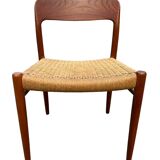 6 chaises Niels Otto Moller modéle 75