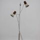 1970s chrome & metal adjustable floor lamp, czechoslovakia