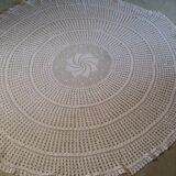 White round tablecloth