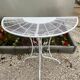 Console table Half-Moon wrought iron